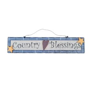 Inspirational sign "Country Blessings"